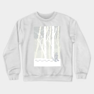 Winter forest walk Crewneck Sweatshirt